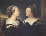 Hyacinthe Rigaud Madame Rigaud Mother of the Artist in Two Different Positions (mk05) Sweden oil painting artist
